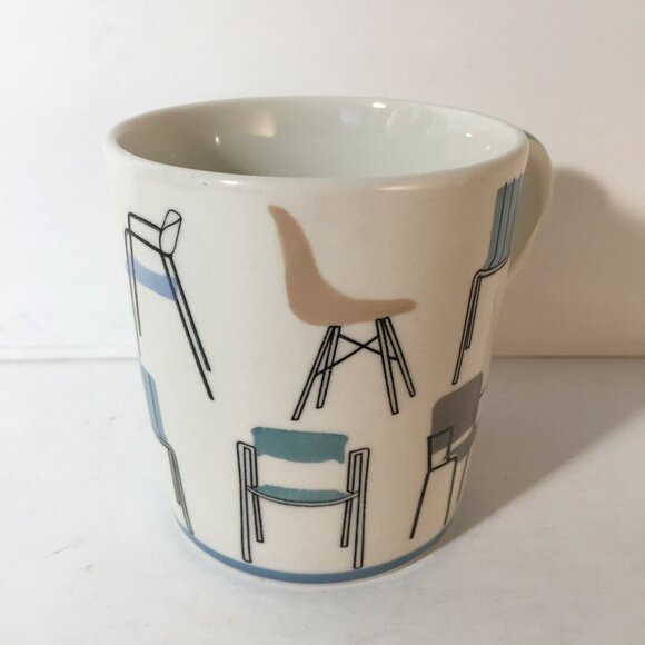 Office Chair  Modern Hauser Homer Chair Designer Coffee Cup Tea Mug Pastel RARE - Picture 3 of 5